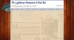 Desktop Screenshot of lighthouserestaurantanddockbar.com